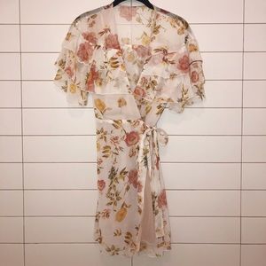 Floral Wrap Dress